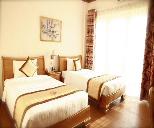 Deluxe giường đôi hướng vườn có ban công (Deluxe Double Garden View with Balcony)